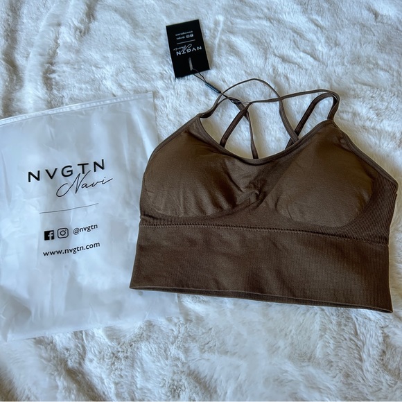 NEW! NVGTN Galaxy Ribbed Seamless Bra - Picture 4 of 4